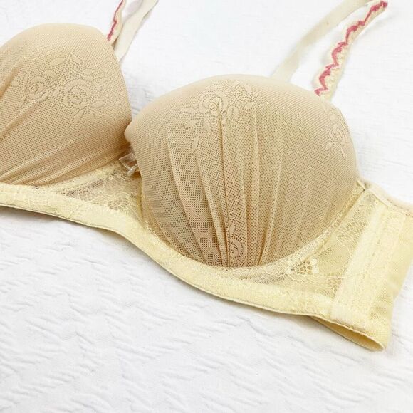 BUY 1 GET 1 FREE Chuns lingerie bra 38b tan nude bridal lightly padded - Picture 2 of 14